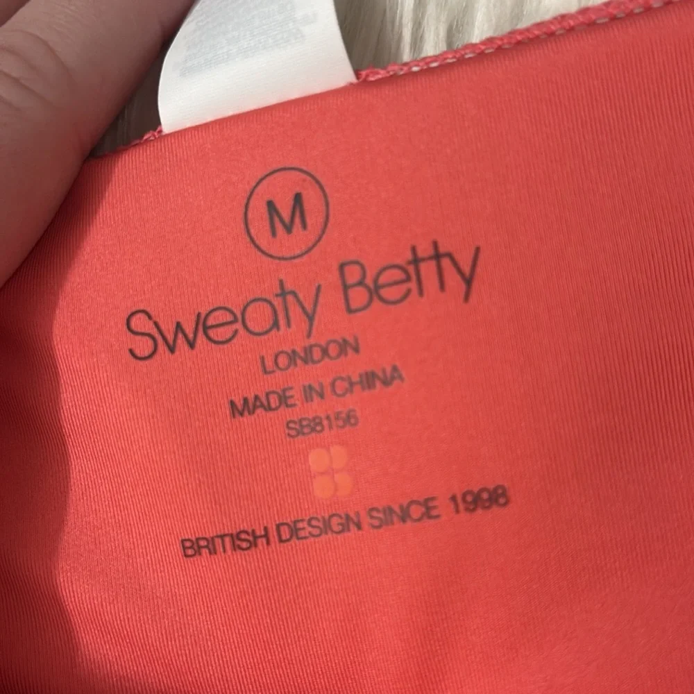 NWOT Flawed Sweaty Betty Light Pink Swim Bottoms US 8